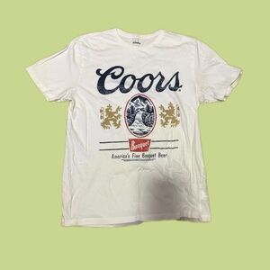 White Coors Graphic T-Shirt